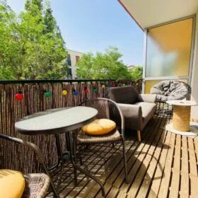 PERPIGNAN, ST ASSISCLE, T2 MEUBLÉ AVEC TERRASSE CAVE ET PARKING!