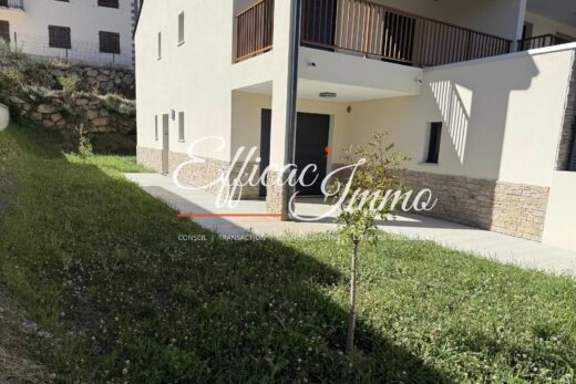 T3 en rez de jardin à étrenner