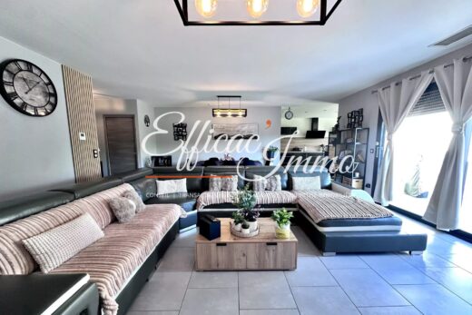 Maison 3 faces de plain-pied – 118 m² – Terrain piscinable – Saint-Nazaire