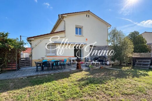 BOMPAS – VILLA 4 FACES T5 RÉNOVÉE AVEC JARDIN PISCINABLE ET DOUBLE GARAGE